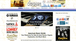 Desktop Screenshot of americanmusicworld.com