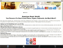 Tablet Screenshot of americanmusicworld.com